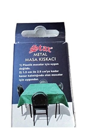 Metal Masa Kıskacı 1pk(4adet) kahveci masa kıskacı