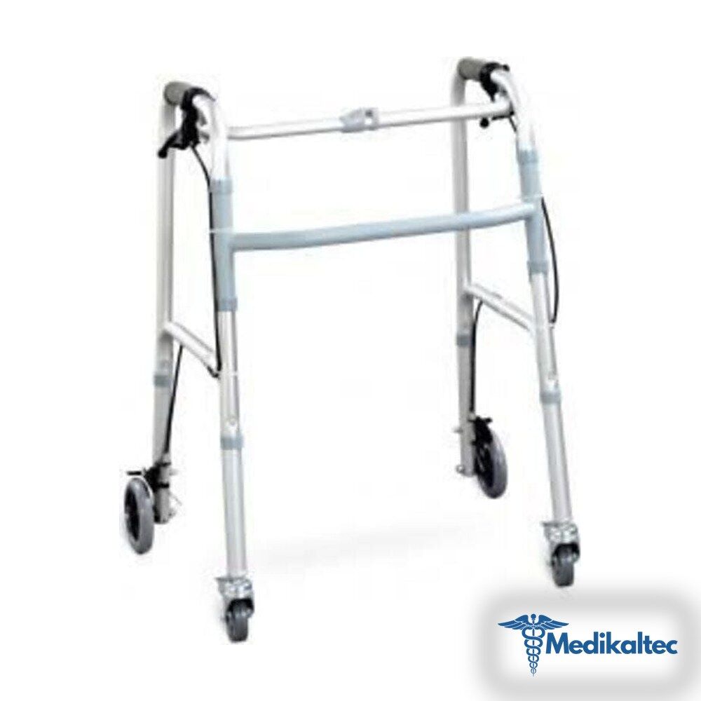 Medikaltec A-1022 Walker Dört Tekerlekli Frenli Katlanır Yürüteç Medikaltec3009 - Görsel 1 (Ön görünüm)