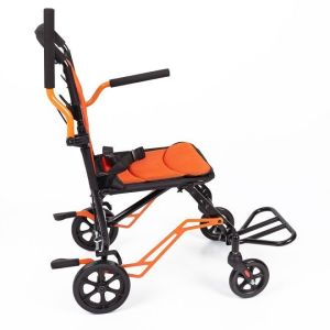 Medikaltec DY01409LJ Turuncu Transfer Tekerlekli Sandalye Medikaltec5023 - Görsel 3 (Ön görünüm)