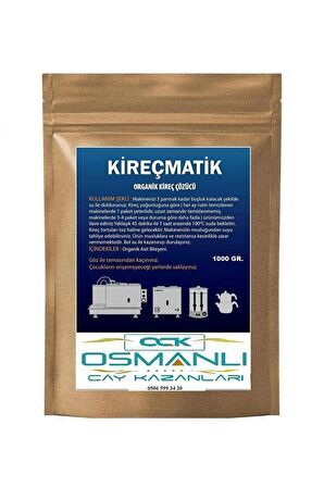 Çay Kazanları için 1000 Gr  Kireç Temizleme Tozu Tüm kazanlar için kazan tozu