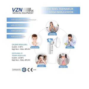 Medikaltec Yeni Nesil Taşınabilir Mesh Nebülizatör Ys35 Medikaltec2017 - Görsel 2 (Ön görünüm)