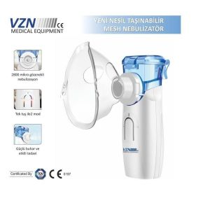 Medikaltec Yeni Nesil Şarj Edilebilir Tasinilabilir Mesh Nebulizator Cihazı Medikaltec2018 - Görsel 1 (Ön görünüm)