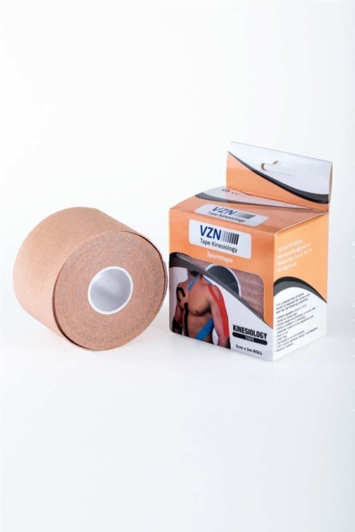 Medikaltec Ağrı Bandı - Kinesio Bant - Sporcu Bandı - Ağrı Bandı Ten Rengi 5cmx5m Medikaltec4019 - Görsel 1 (Ön görünüm)