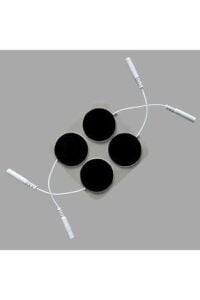 Medikaltec Elektrot 3.2x3.2 cm Ems Tens  - Medikaltec Elektrot 3.2x3.2 cm Ems Tens Cihazı Pin Girişli 2 Paket 8 AdetYuvarlak Soketli