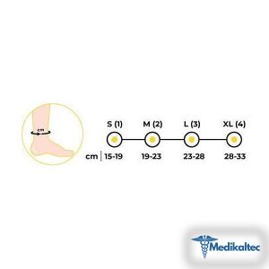 Medikaltec Elastik Destek Ayak Bilekliği MEDİUM Medikaltec1011 - Görsel 2 (Ön görünüm)