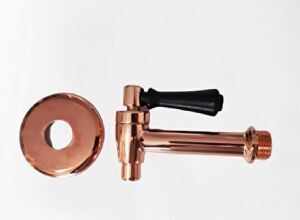 Otantik Bakır Kaplamalı Çay Kazanı Musluğu