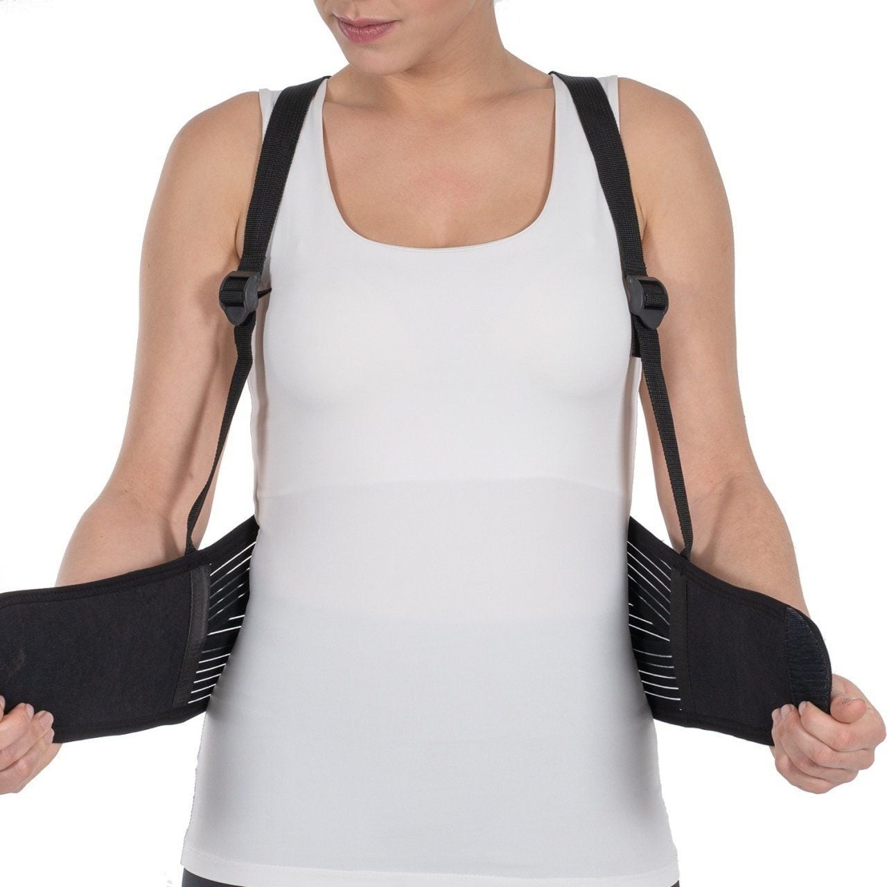 Medikaltec Askılı Bel Destekli Kemer 78 - 92 Cm Medium – Lumbosakral Çelik Balenli Korse