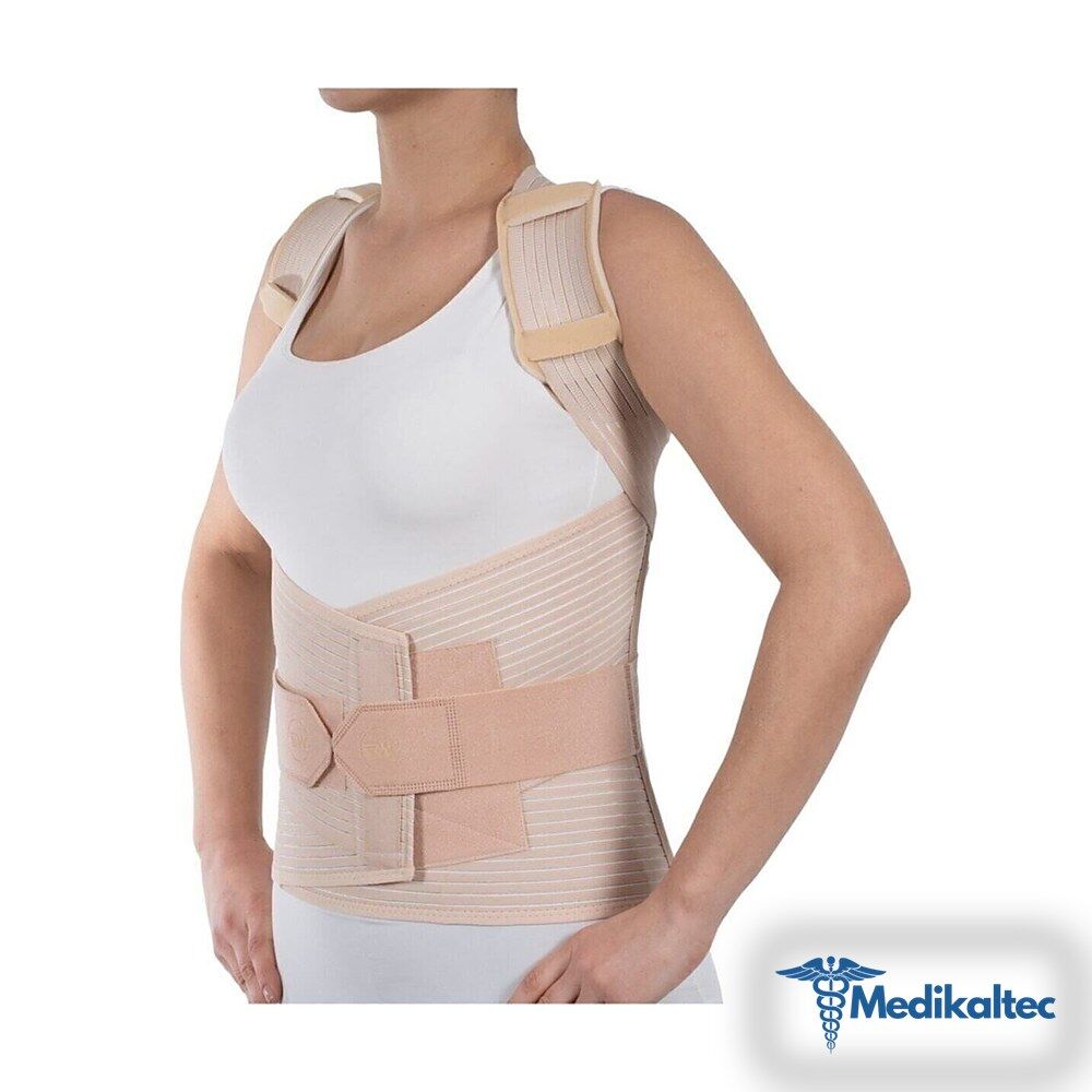 Medikaltec Dorsolomber/torakolomber Çelik/fleksible Balenli Korse - (std 2 - L/xl/xxl) Medikaltec3027 - Görsel 1 (Ön görünüm)