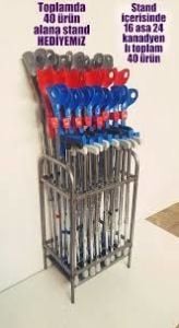 Asa ve Kanadyen Standı İçi Boş 40'LI ASA - Medikaltec Asa ve Kanadyen Standı İçi Boş