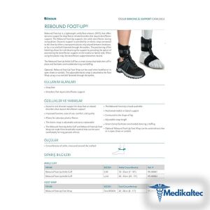 Medikaltec Ribaund Foot-Up Düşük Ayak Bilekliği Small/ Medium Ayak Bileği 18-25 Cm – Ayak Bilekliği