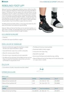 Medikaltec Ribaund Foot-Up Düşük Ayak Bilekliği Small/ Medium Ayak Bileği 18-25 Cm – Ayak Bilekliği