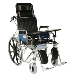 Poylin P615 Banyo Tuvalet Tekerlekli San - Medikaltec Banyo Tuvalet Tekerlekli Sandalye Medikaltec7581 - Görsel 1 (Ön…