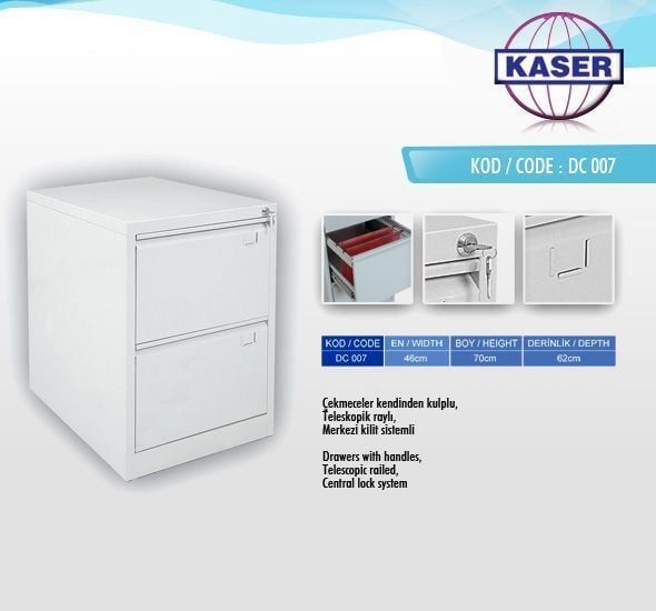 Kartoteks Dolap DC 007 İSTENİLEN EBATTA - Medikaltec Kartoteks Dolap DC