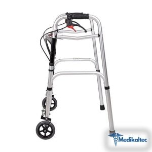 Medikaltec 2 Tekerlekli Frenli Alüminyum Walker Medikaltec5054 - Görsel 1 (Ön görünüm)