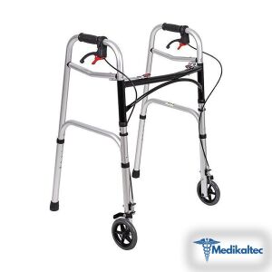 Medikaltec 2 Tekerlekli Frenli Alüminyum Walker Medikaltec5054 - Görsel 2 (Ön görünüm)
