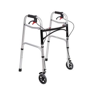 Medikaltec 2 Tekerlekli Frenli Alüminyum Walker Medikaltec5054 - Görsel 2 (Ön görünüm)