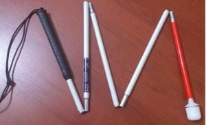 Medikaltec Ama Bastonu Görme Engelli Bastonu Alüminyum - Görsel 1