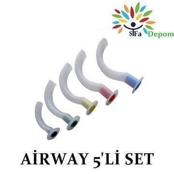 Airway 5 Li Set AIRWAY 5'Lİ SET NO:1,2,3 - Medikaltec Airway 5 Li Set
