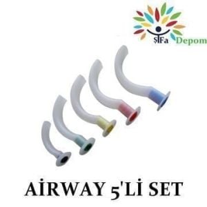 Airway 5 Li Set AIRWAY 5'Lİ SET NO:1,2,3 - Medikaltec Airway 5 Li Set Medikaltec8703 - Görsel 1 (Ön görünüm)