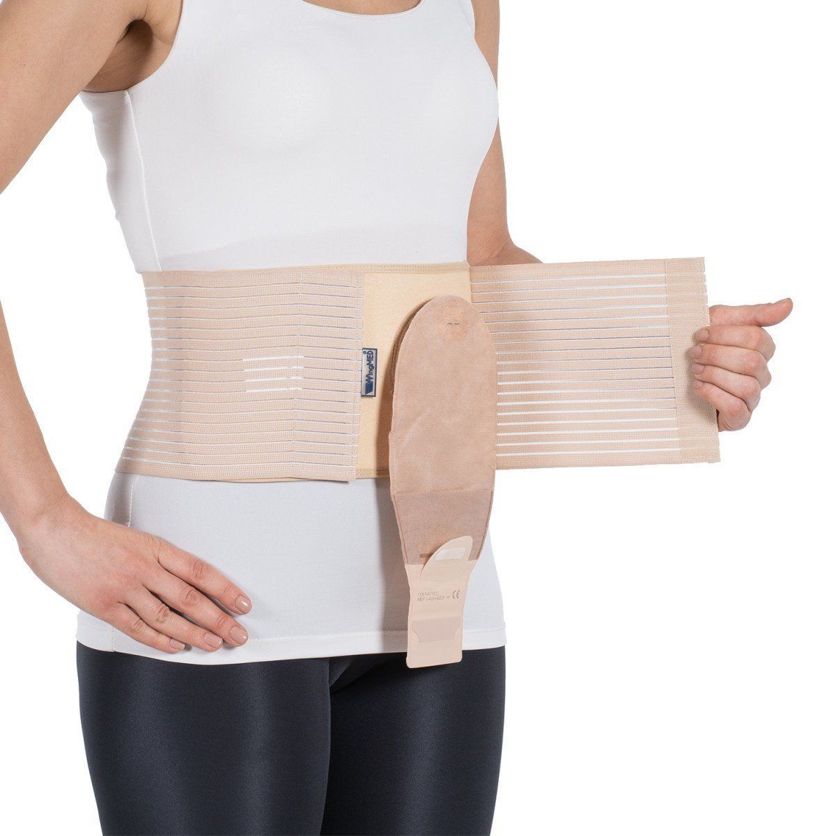 Medikaltec Kolostomi Korse 16 Cm LARGE Medikaltec1038 - Görsel 1 (Ön görünüm)