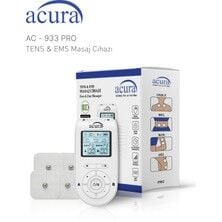AC-933 Pro Şarj Edilebilir, Çift Kanallı 22 Programlı Profesyonel Tens Cihazı