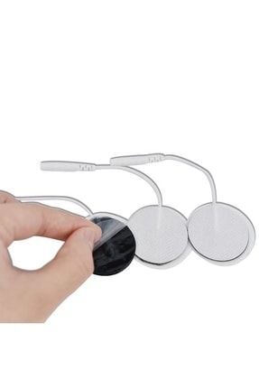 Medikaltec 3.2*3.2 Cm Ems Tens Cihazı Pi - Medikaltec 3.2*3.2 Cm Ems Tens Cihazı Pin Girişli Elektrod , 5 Paket = AdetYuvarlak Elektrot