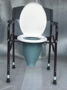 Yan Kolları Yana Açılır Klozet Yükseltici