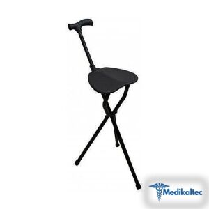 Herdegen 116001 Oturaklı Baston Alüminy - Medikaltec 116001 Oturaklı Baston Medikaltec7622 - Görsel 1 (Ön görünüm)