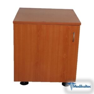Medikaltec Malzeme Dolabı Ahşap Tekerli Malzeme Aracı Medikaltec5083 - Görsel 1 (Ön görünüm)