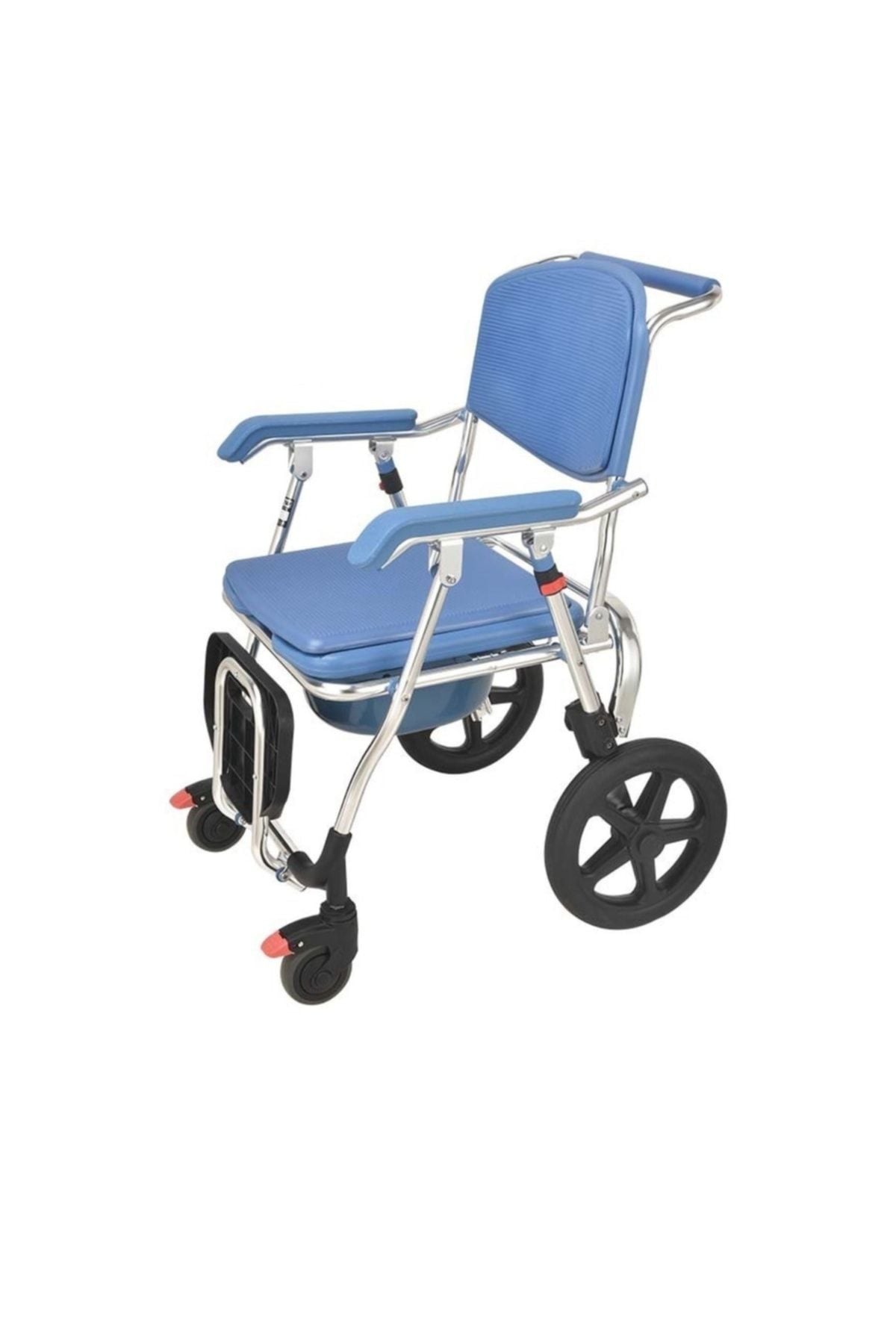 Medikaltec Banyo Ve Tuvalet Özellikli Tekerlekli Sandalye Medikaltec4078 - Görsel 1 (Ön görünüm)