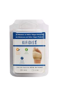 Medikaltec Kumaş Kaplı Jel Metatars & Halluks Valgus Koruyucu Small