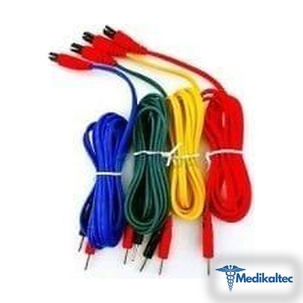 Kablolu Compex Cihaz Uyumlu Elektroterap - lu Elektroterapi Cihazı Kablosu Seti 4 Medikaltec8748 - Görsel 1 (Ön görünüm)