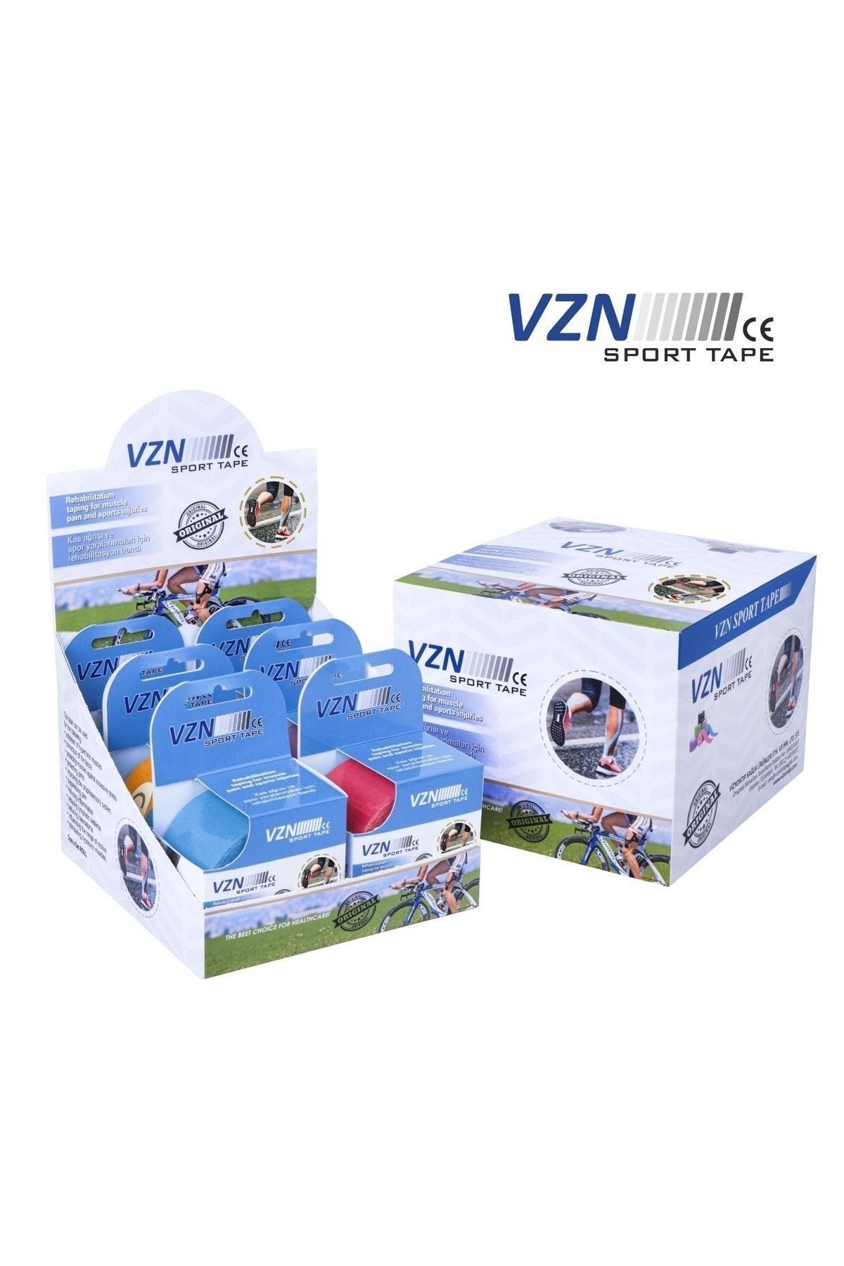 Medikaltec Vzn Kinesio Sport Tape – 5m X 5cm Sporcu Ağrı Bandı 4 Renk Medikaltec2096 - Görsel 1 (Ön görünüm)