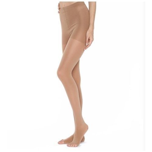 Medikaltec Külotlu Burnu Açık CCL2 Bej V - Medikaltec Külotlu Burnu Açık CCL2 Bej Varis Çorabı – Konforlu ve Destekleyici Çözüm