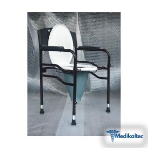 Taşınabilir Lazımlık Sandalye Fonksiyone - Medikaltec Taşınabilir Lazımlık Sandalye Medikaltec7655 - Görsel 2 (Ön görünüm)