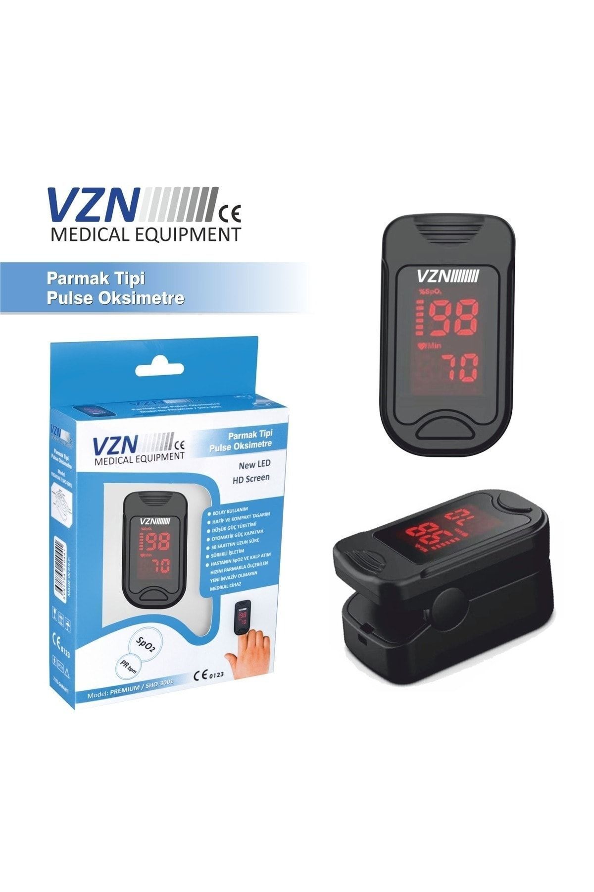 Medikaltec Pulse Oksimetre Medikaltec2106 - Görsel 1 (Ön görünüm)