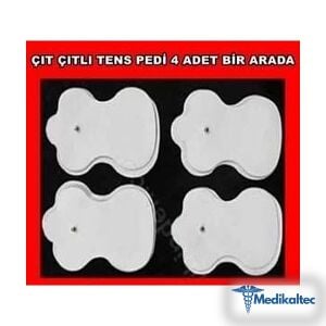 Çıtçıtlı Tens Pedi ACURA...Optimed Ultra - Medikaltec Çıtçıtlı Tens Pedi Medikaltec7659 - Görsel 1 (Ön görünüm)