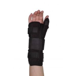 Medikaltec Baş Parmak Destekli El Bilek Splinti SAĞ EL Medikaltec5120 - Görsel 1 (Ön görünüm)