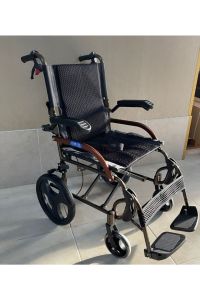 Medikaltec Comfort Plus Gk863labj-12 Jet Black Transfer Alüminyum Tekerlekli Sandalye