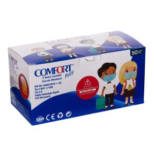 Medikaltec  3 Katlı Cerrahi Full Ultrasonic Maske Çocuk Meltblown lu