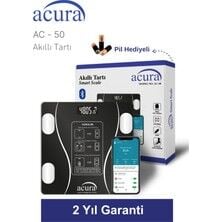 Ac- 50 Ce Onaylı Yağ, Su, Kas ve Kilo Ölçer Akıllı Tartı