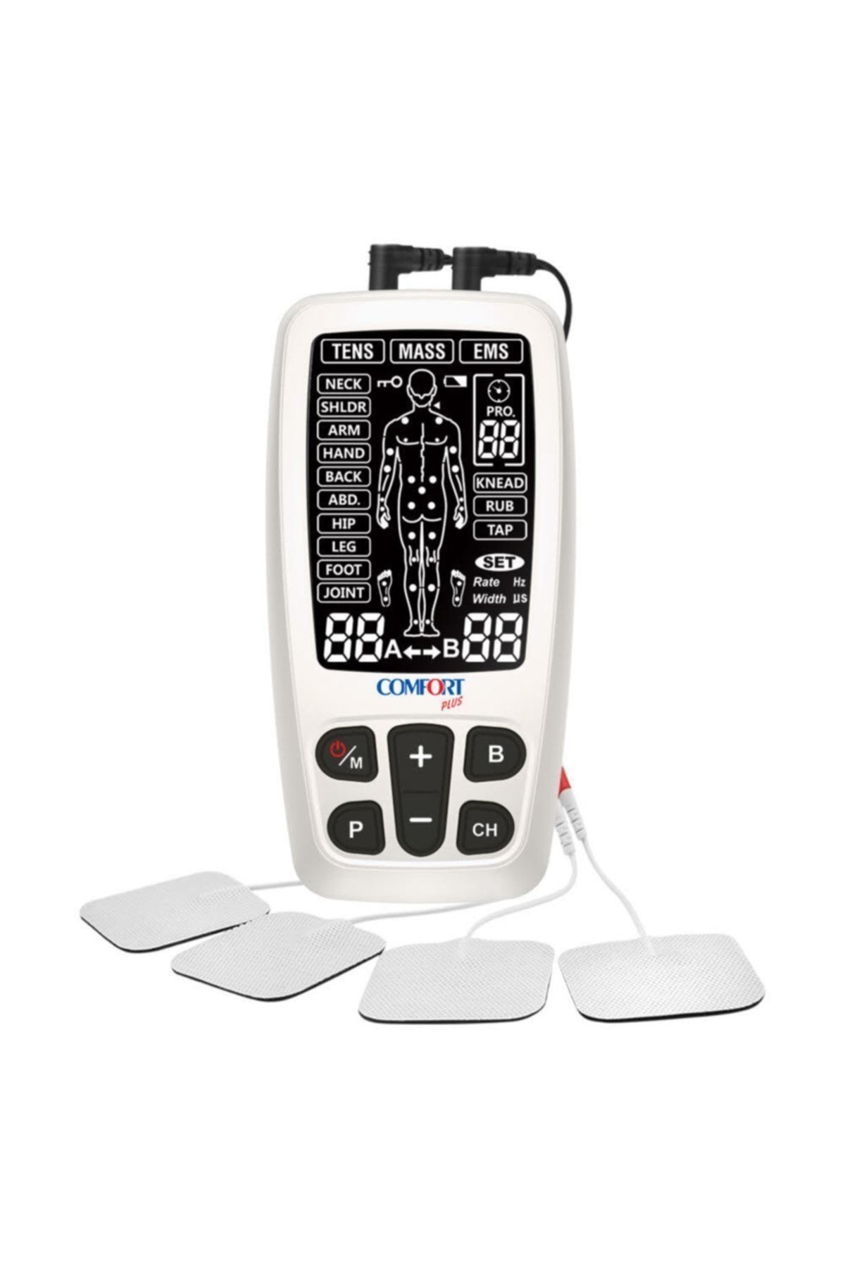 Medikaltec Comfort Plus R-c4a Şarj Edilebilir Tens Ems Masaj Cihazı Medikaltec4119 - Görsel 1 (Ön görünüm)