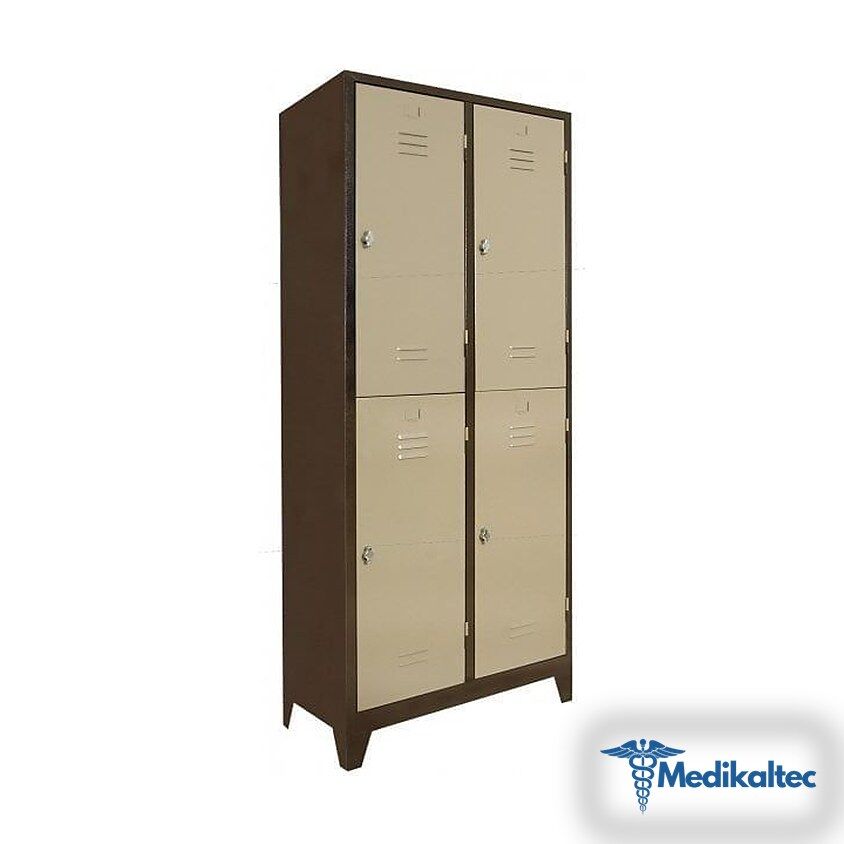 Medikaltec 4 Lü Soyunma Dolabı Çelik Dolap Medikaltec5131 - Görsel 1 (Ön görünüm)