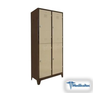 Medikaltec 4 Lü Soyunma Dolabı Çelik Dolap Medikaltec5131 - Görsel 1 (Ön görünüm)