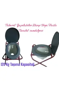 Medikaltec hasta lazımlığı klozeti ön görünüm