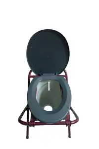 Medikaltec hasta lazımlığı klozeti ön görünüm