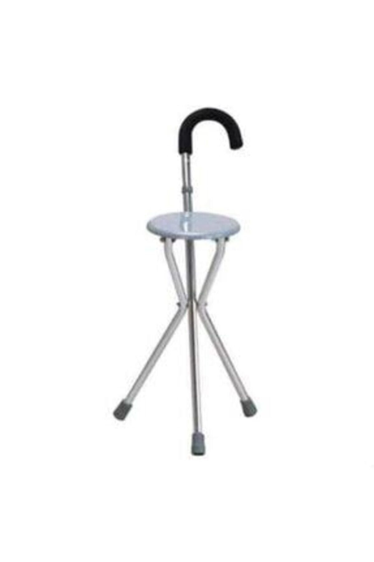 Medikaltec Alüminyum Oturaklı Baston Medikaltec3125 - Görsel 1 (Ön görünüm)