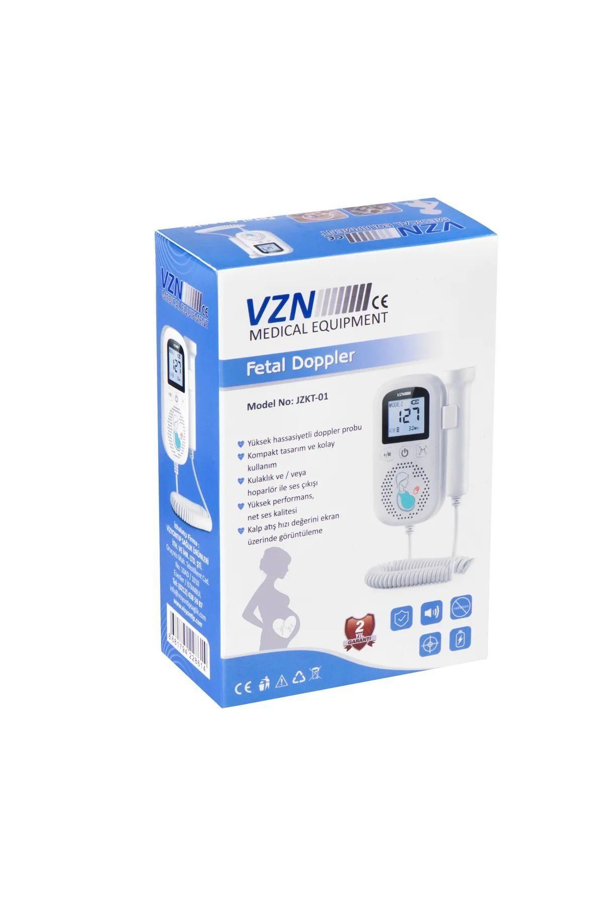 Medikaltec FETAL DOPPLER JKZT-01 Medikaltec2127 - Görsel 1 (Ön görünüm)