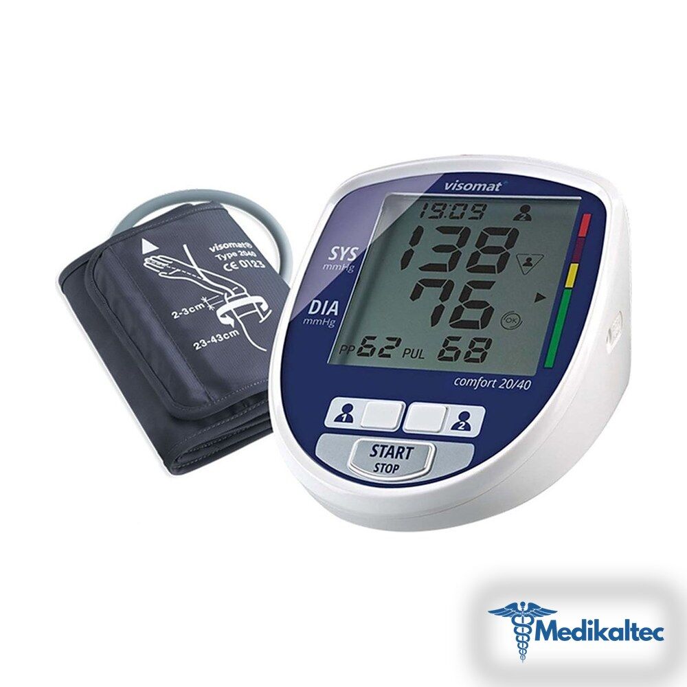 Medikaltec Visomat Comfort 20/40 Çift Hafızalı Üst Koldan Ölçme Aleti Medikaltec4128 - Görsel 1 (Ön görünüm)