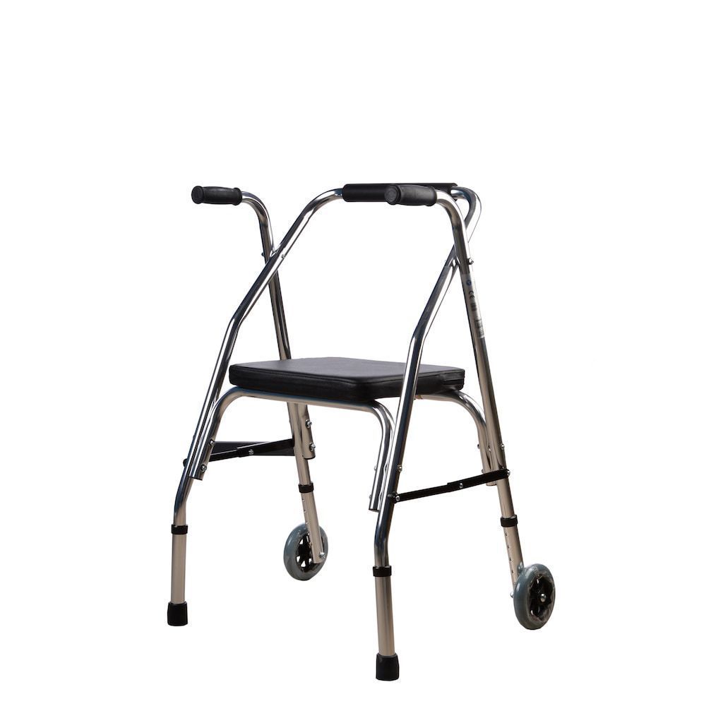 Pulsemed Ky914L-5 Walker Tekerlekli Otur - Medikaltec Ky914L-5 Walker Tekerlekli Oturma Aparatlı Yürüteç